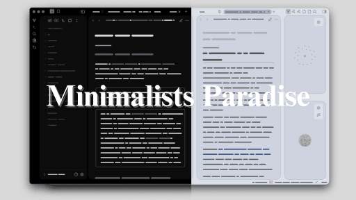 Minimalists Paradise Obsidian theme screenshot