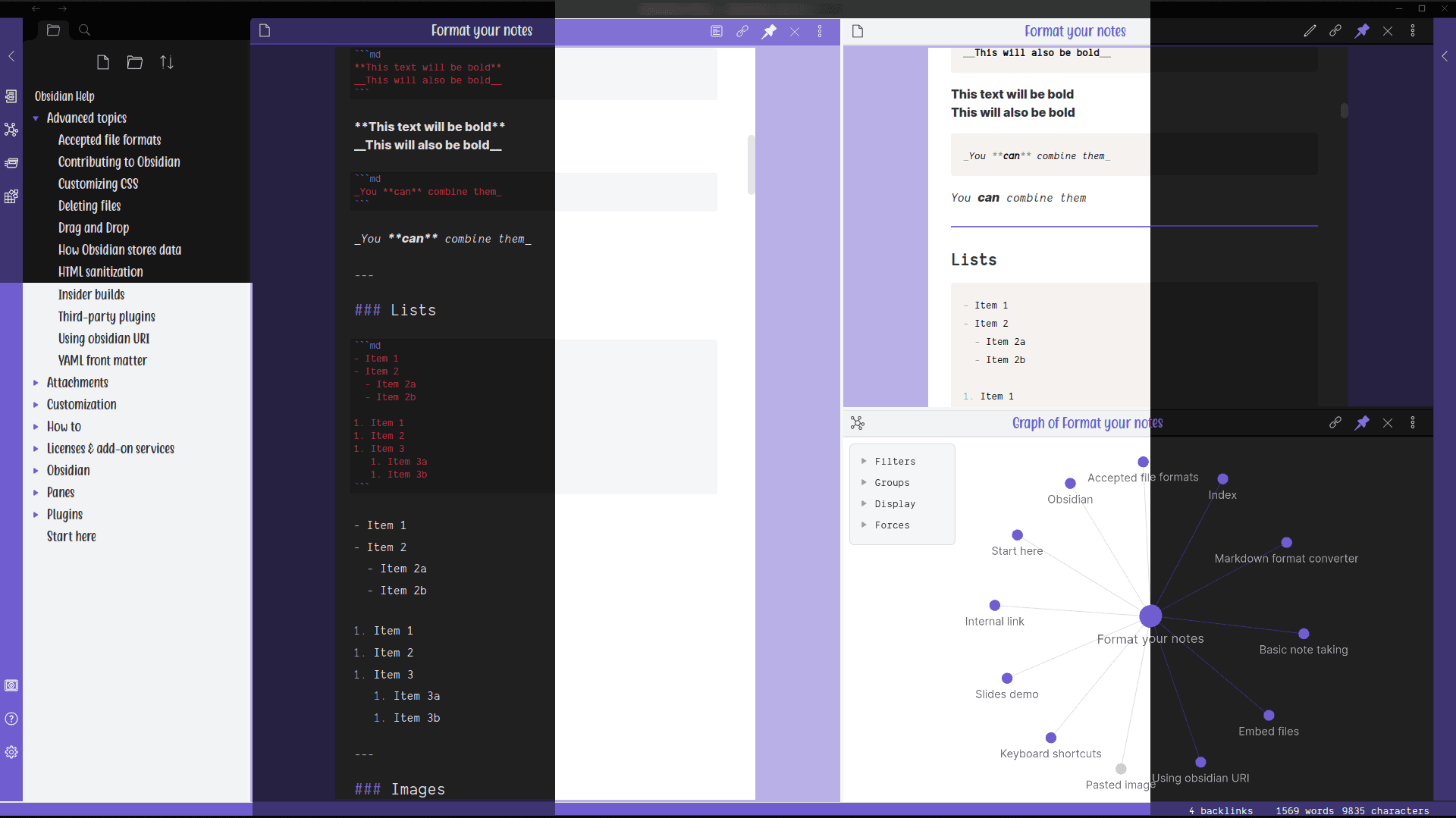 Amethyst Obsidian theme screenshot