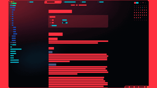 cybrcore Obsidian theme screenshot