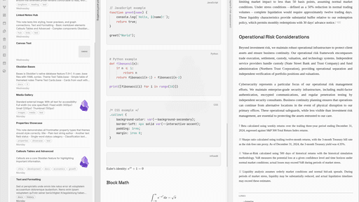 Rationale Obsidian theme screenshot