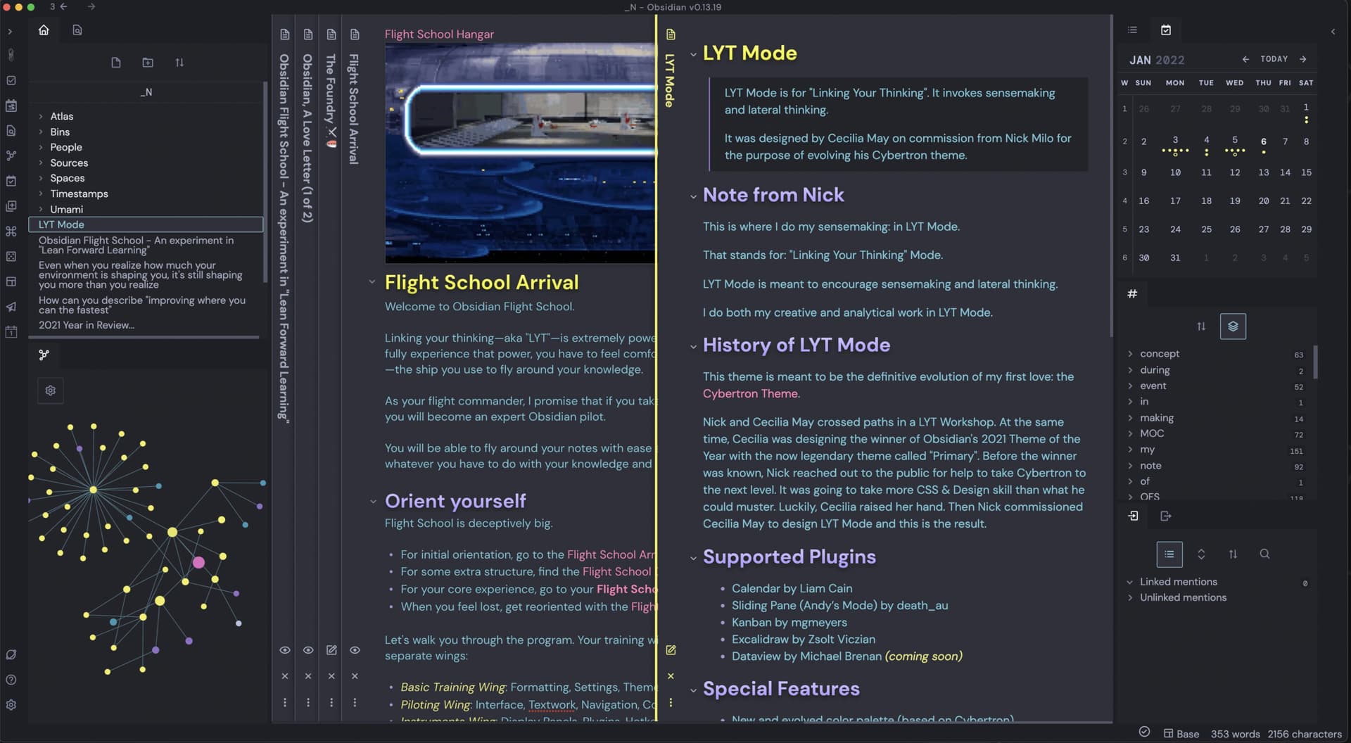 LYT Mode Obsidian theme screenshot