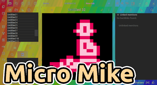 Micro Mike Obsidian theme screenshot
