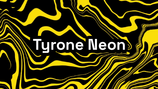 Tyrone Neon Obsidian theme screenshot