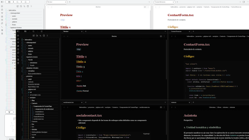 Xscriptor Obsidian theme screenshot